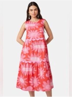 Gorman Flowering Pink Jacquard Dress